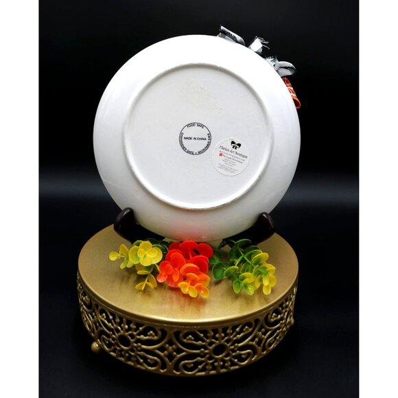 "Grateful" Decorative Fall Platter.  Handmade by Artisan.  8.5" Diameter.  NWT - Picture 3 of 4